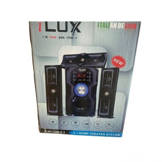 Ilux Mini Chaine 3 Baffes 1 Woofer 3.1 - ILHT-328 - USB - Bluetooth Ilux Mini Chaine 3 Baffes 1 Woofer 3.1 - ILHT-328 - USB - Bluetooth